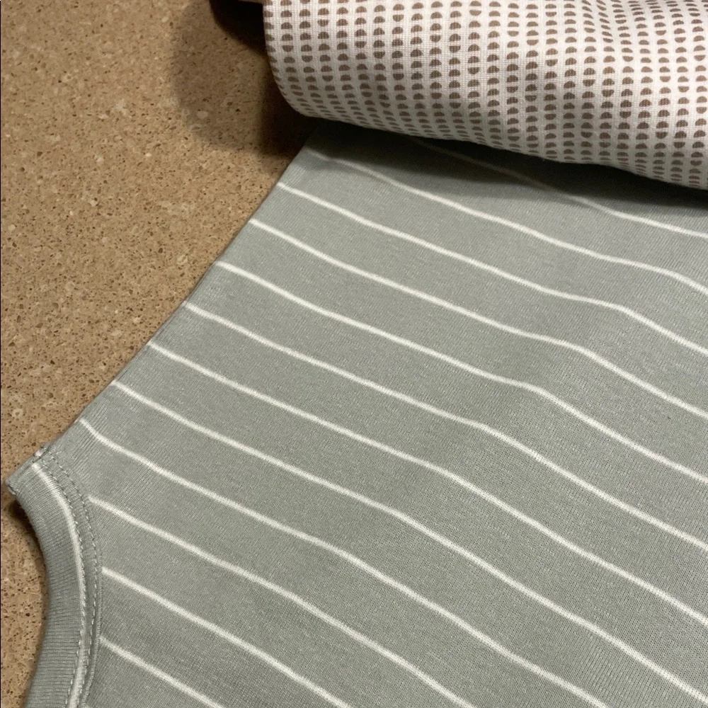 Trio of Carter's Patterned and Striped Bodysuits